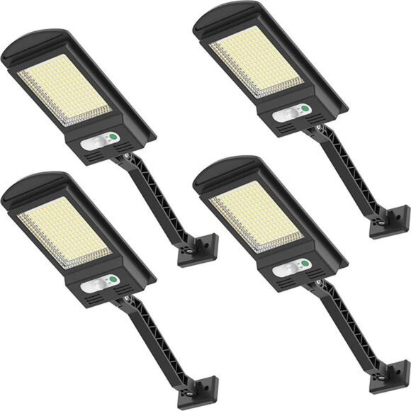 Solar Lights Outdoor, 1000LM 168 LEDs Solar Powered Motion Sensor Light